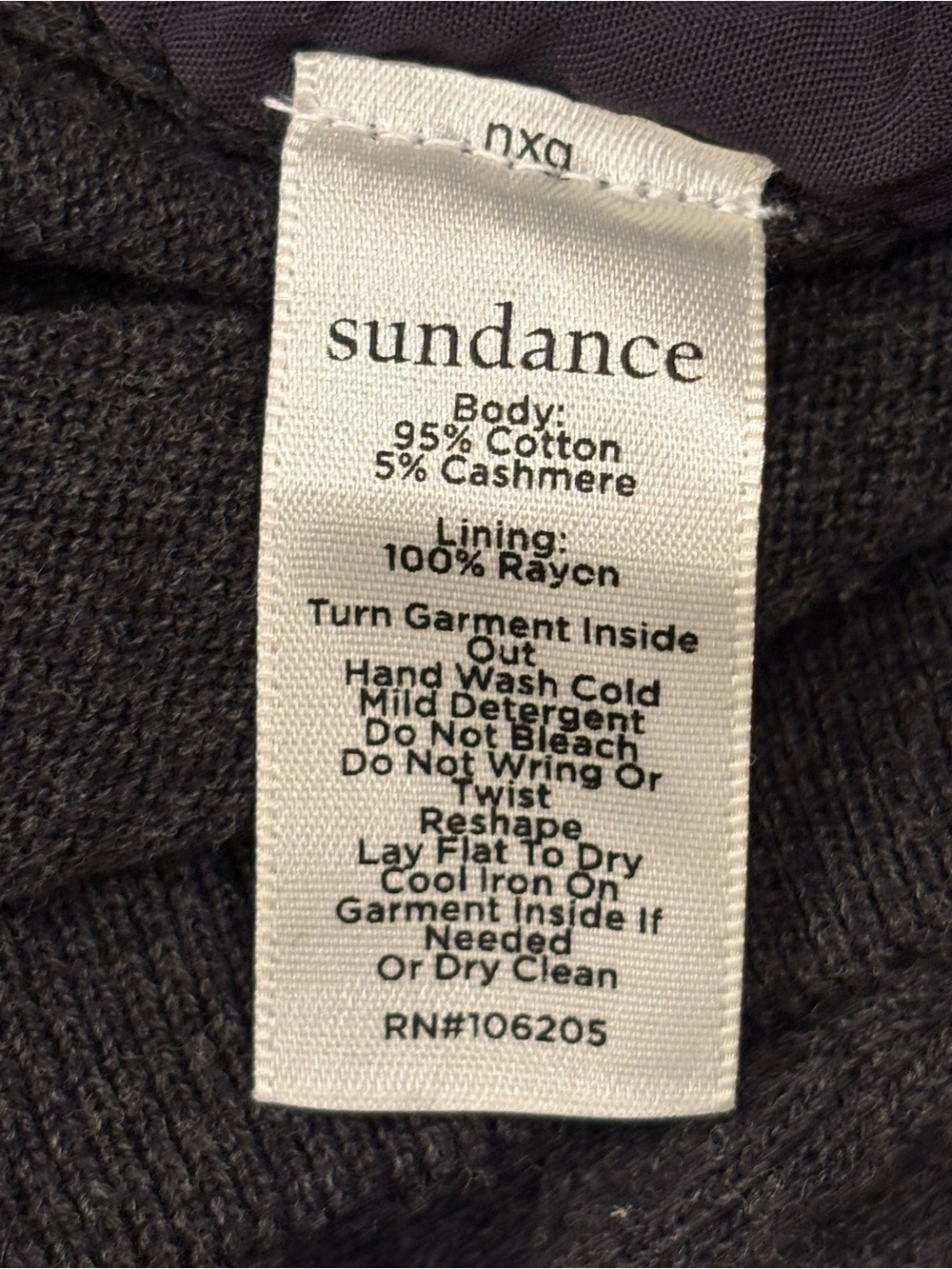 Sundance Women’s Dark Gray beaded Button-Front Sweater - Picture 5 of 6